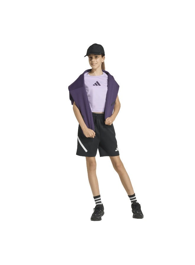 Adidas Jg Z.N.E Baby T Purple T-Shirt (Short Sleeve) T-Shirts For Kids - Image 4
